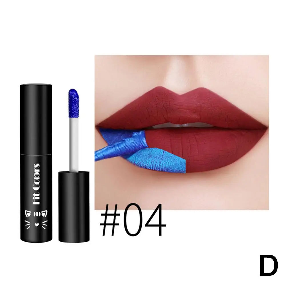 5 Colors Tear Off Lipstick Waterproof Long Lasting Lip Color Lip Reveal Lip Tattoo Gloss Stain Peel Makeup Non-Stick Cup St R4Q5