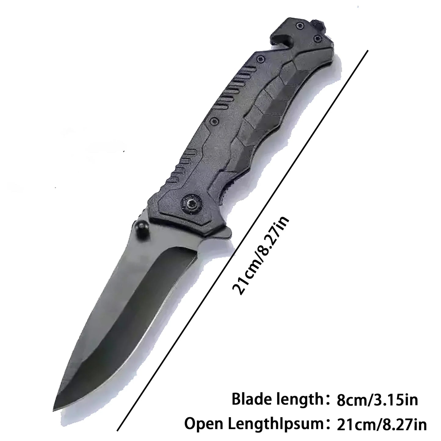 Multi functional outdoor camping knife, portable folding knife, sharp knife, suitable for outdoor camping Kitchen Fruit Knife Gi