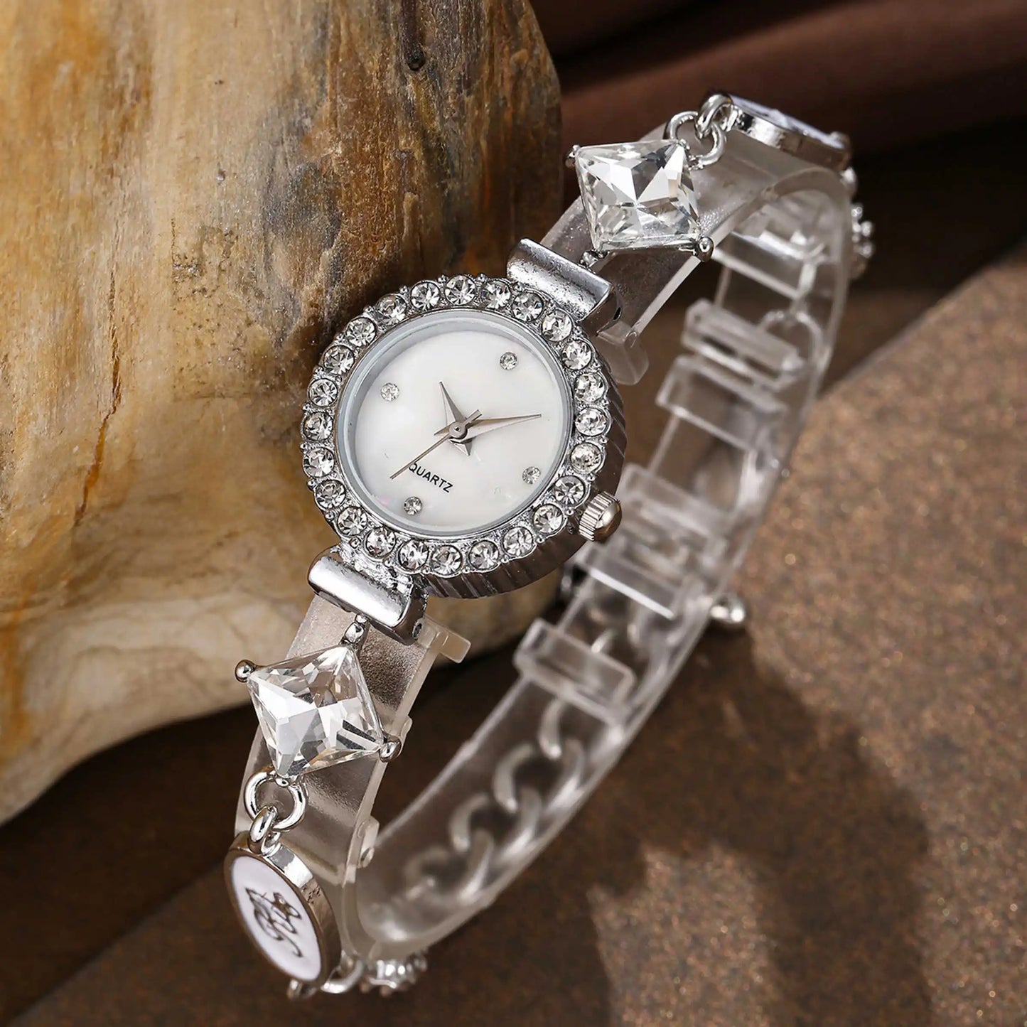 Exquisite women's bracelet watch set, 3 pieces/set women's watch combination, ideal gift for her