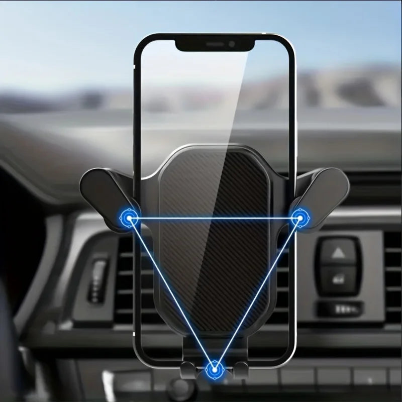 Car Phone Holder Air Vent Clip Mount , GPS Support For 4.7-6.7 Inch Mobile Devices