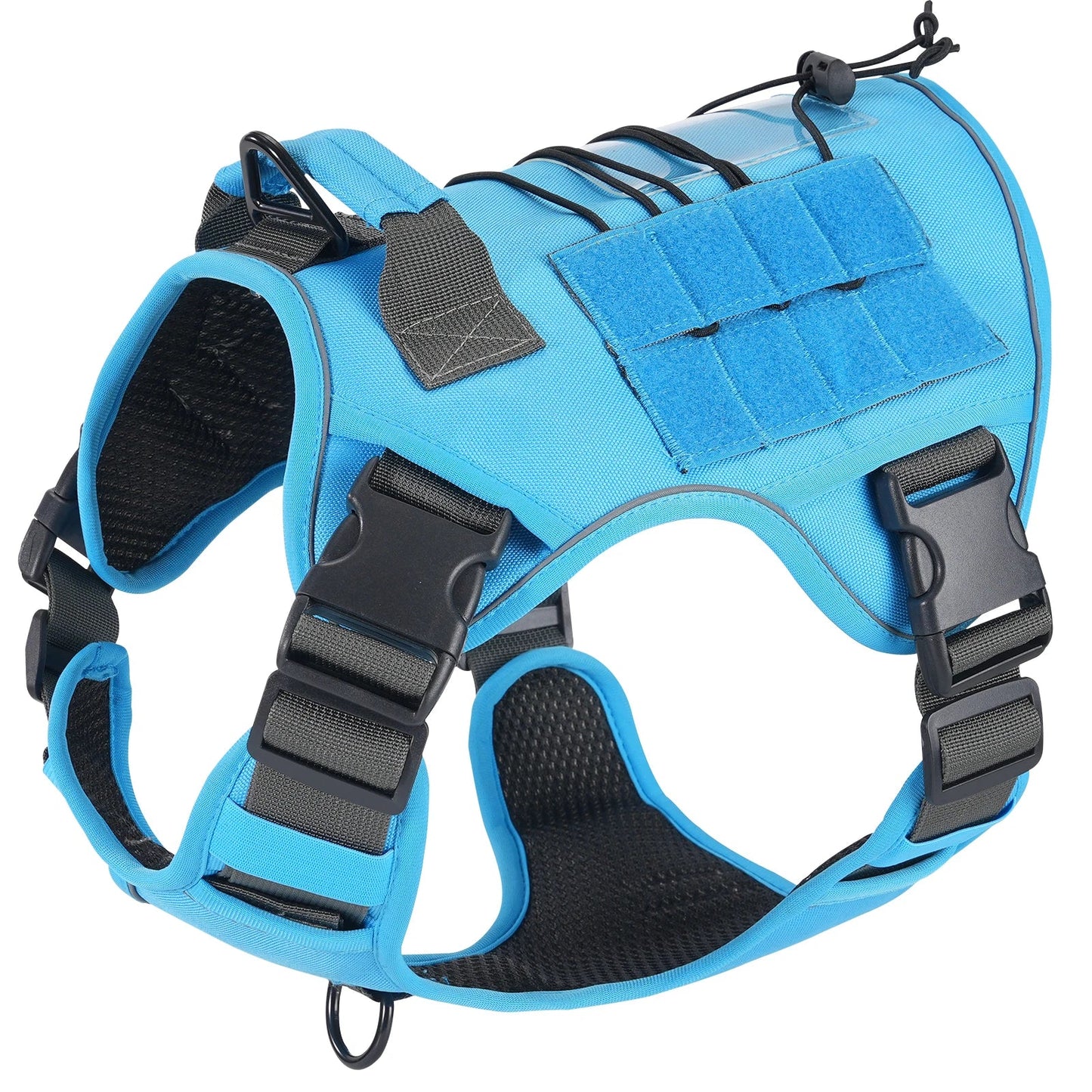 Tactical Dog Harness for Small Medium Large Dogs No Pull Adjustable Pet Harness Reflective Working Training Easy Control Vest