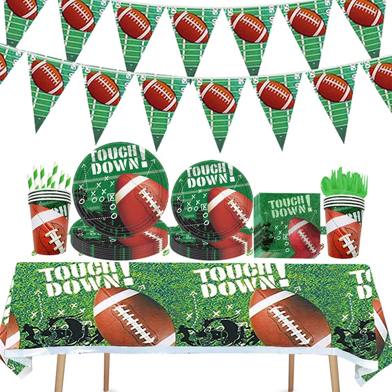 Football Disposable Party Supplies