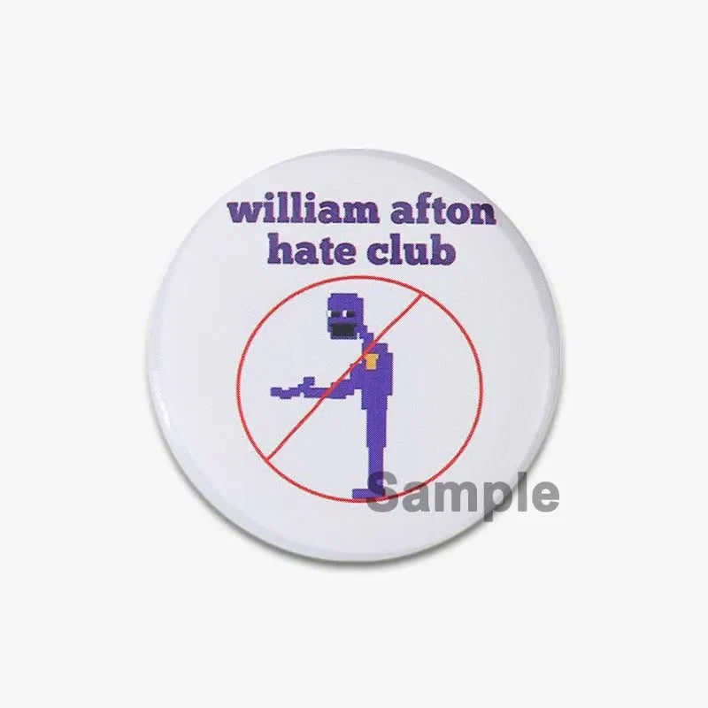 32/44/58mm Creative Round Animal Letter Pins Cartoon Character Funny