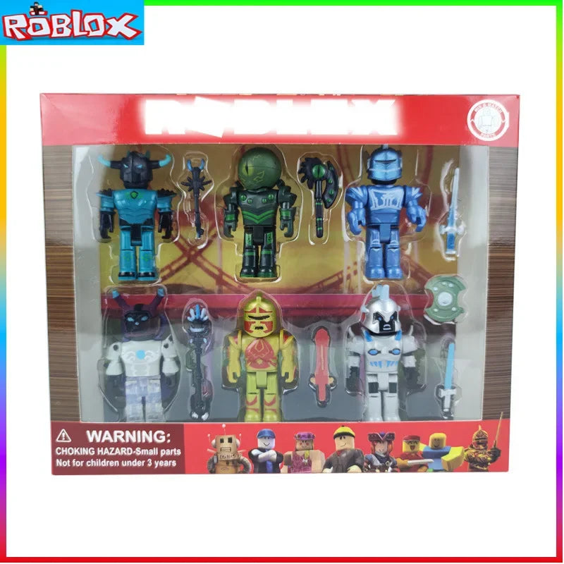 Roblox 24 Collectible Doll Series Virtual World Version 1-6 Building Blocks with Accessories Birthday Gift for Girls Kids Boys