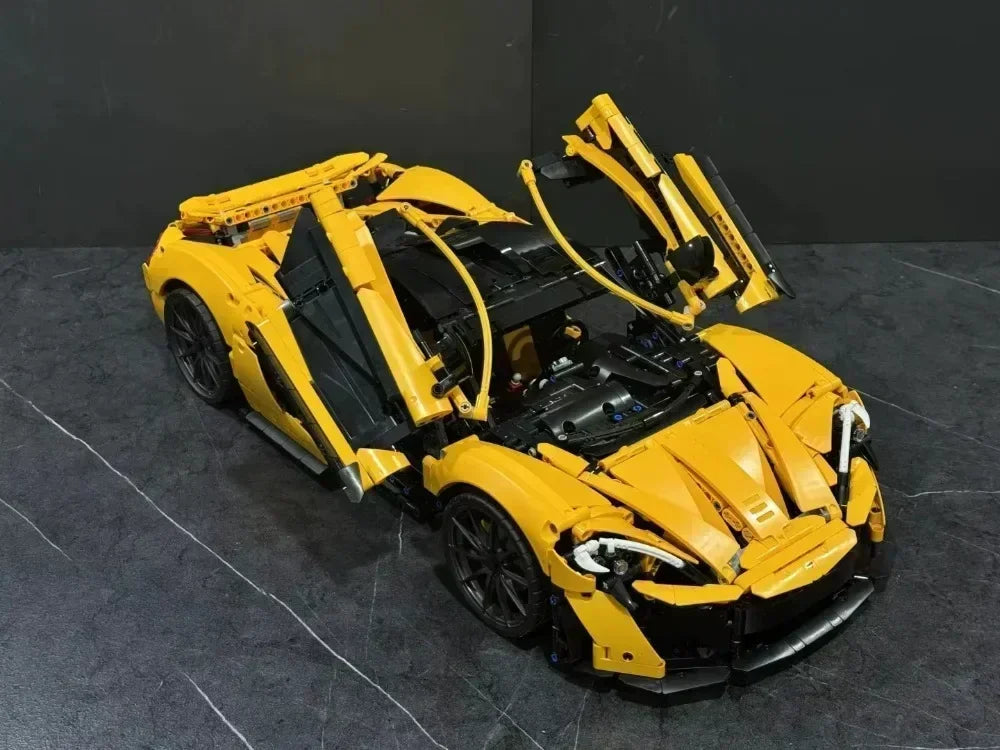 2025 New 3893Pcs Technical 42172 P1 Super Racing Car Building Blocks 1:8 Model Super Sports Cars Bricks Toys for Boys Gifts