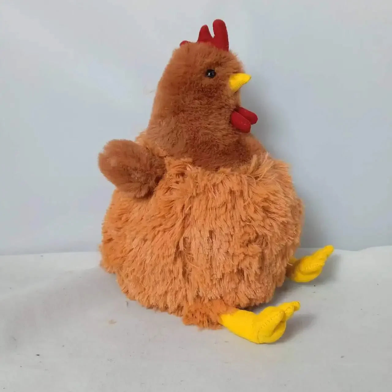 23cm Simulation Chicken Stuffed Animals Plush Toy Fluffy Chicken Doll Soft Toy Kid Birthday Christmas Gift Toy Home Room Decor