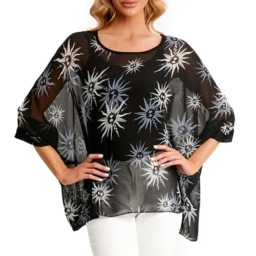 BHflutter 4XL 5XL 6XL Plus Size Women Blouse 2022 Sexy Off Shoulder Leopard Print Summer Tops Tees Casual Chiffon Blouses Shirts