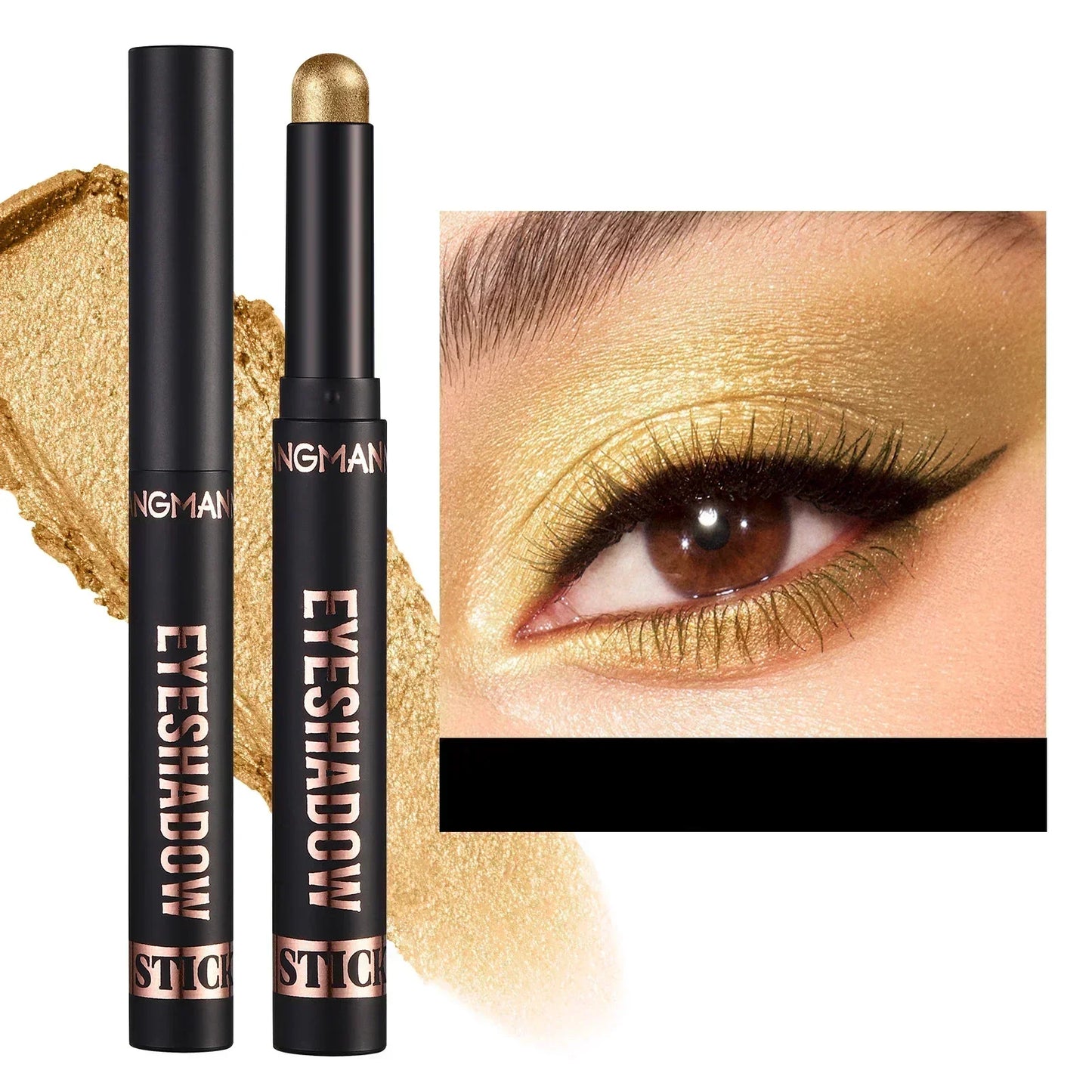 Pearlescent Eyeshadow Sticks Waterproof Not Smudge Easy To Color Eye Shadow Makeup Pigment Glitter Shimmer Lasting Eyeshadow Pen