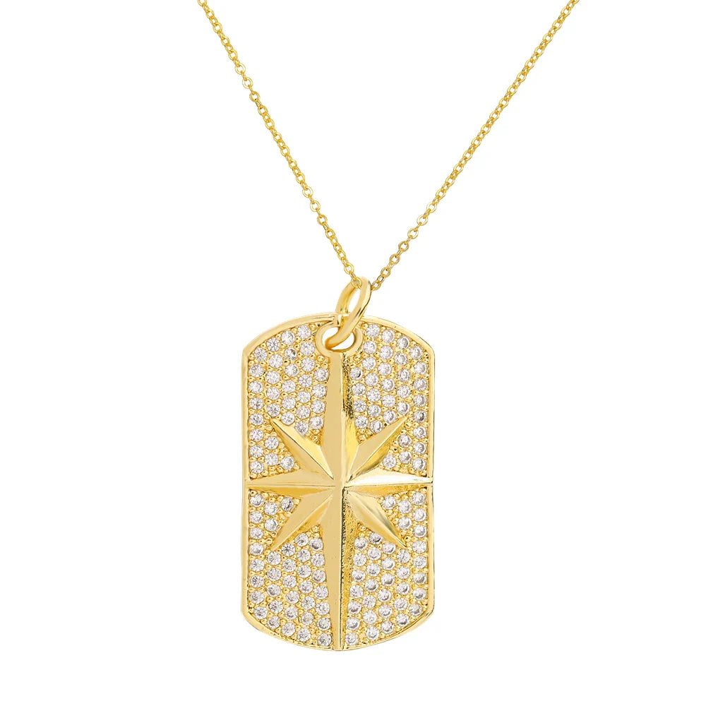 Juya 18K Real Gold Plated Micro Pave Zircon Butterfly Horse Bees Cat Leopard Pendant Necklace For Women Birthday Christmas Gift