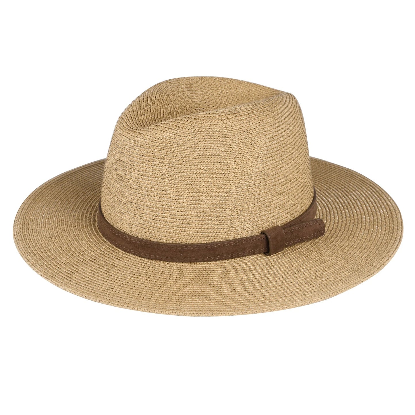 FURTALK Summer Hat for Women Men Panama Straw Hats Travel  Beach Sun Hat Wide Brim Fedora Jazz Hat