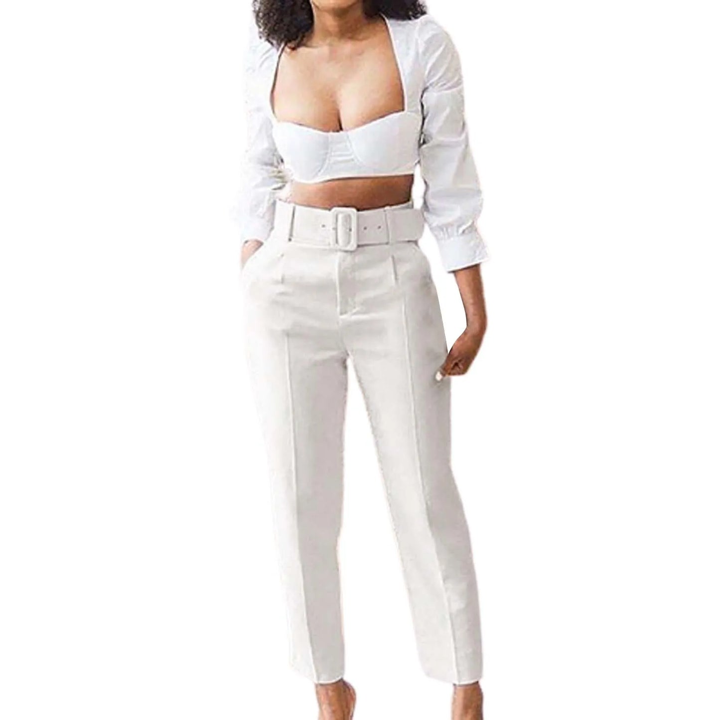 Women Pantsuit Spring And Summer High Waist Casual Trousers Slim Fit Suit Pants Ladies Trousers Autumn Pantalones De Mujer Jeans