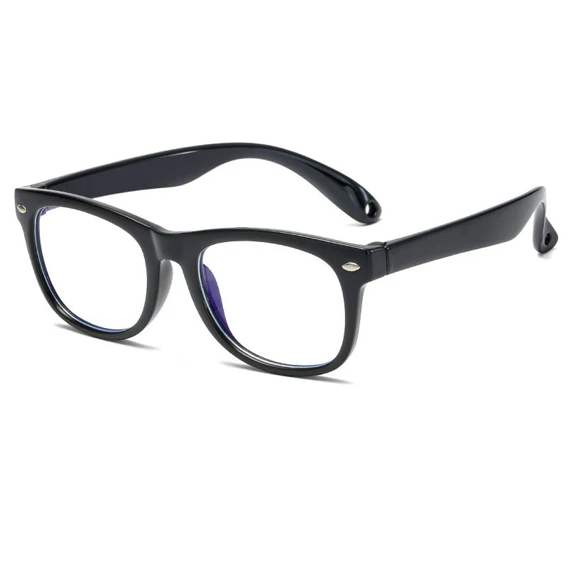 Zilead Kids Computer Glasses Blue Light Blocking Filter Gaming Goggles Silicone Frame Eyeglasses Child Anti-Blue Ray Eyewear
