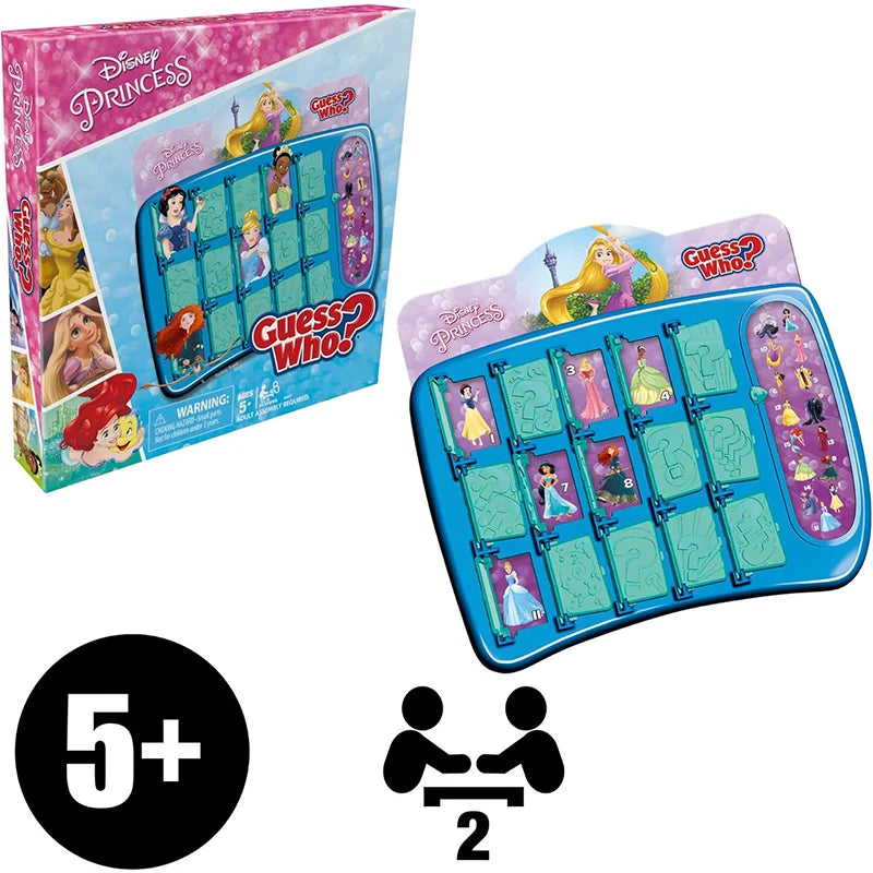 Disney Princess Guess Who? - A Classic Party Game with a Magical Twist - Perfect for Family Game Night