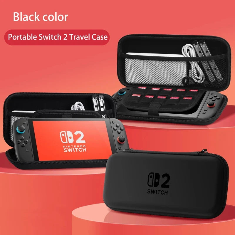 Console Storage Case for Nintendo Switch 2, Portable Hard Carry Bag Protective Case for NS2 Game Console