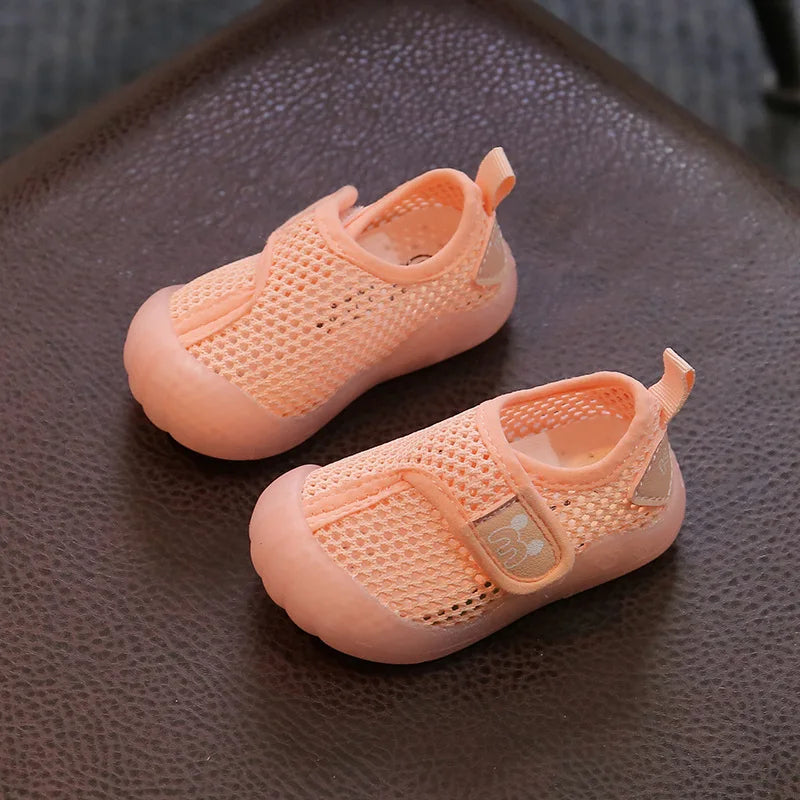 Children Mesh Shoes Breathable Toddler Sneakers Kids Running Footwear Boys Girls Soft Bottom Non-slip Shoes Baby Casual Footwear