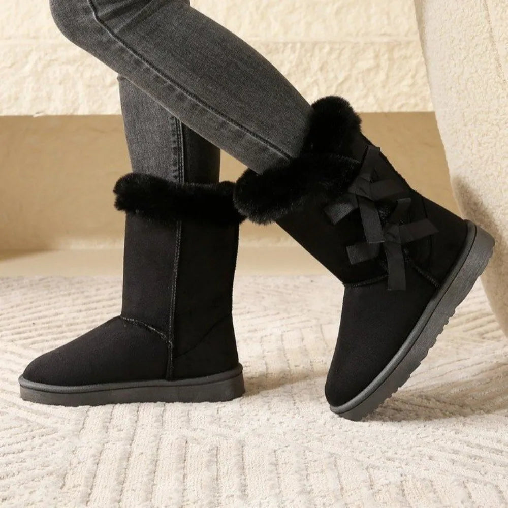 Classic Plush Boots Wool Warm Winter Cotton Shoes.
