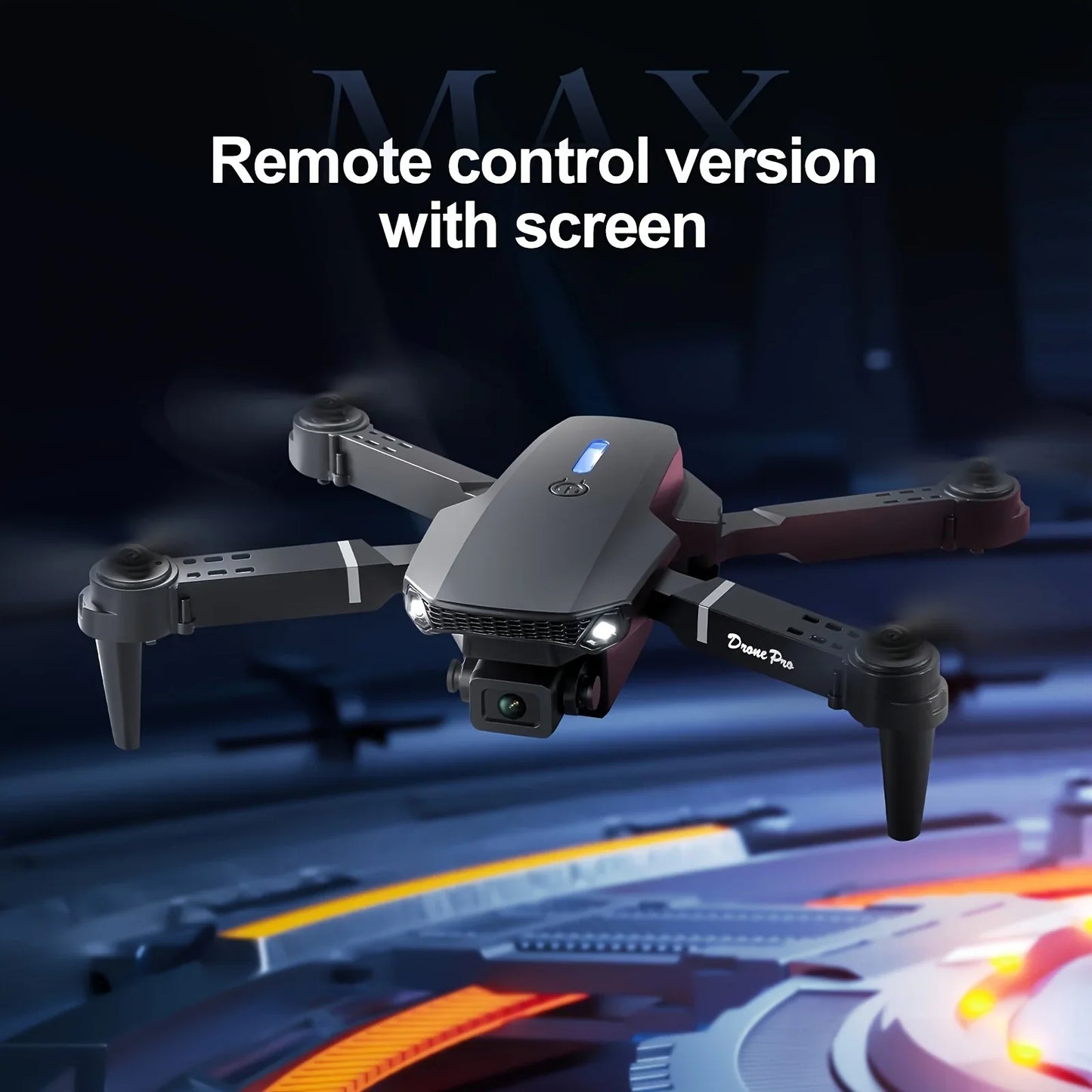 The 2026 Upgraded E88PRO MAX Foldable Drone Features Dual Cameras, Extra Batteries, an 8K Screen for Remote Control, and One-click Return-to-home Functionality. Suitable for Beginners, It's an Ideal Independence Day or Holida