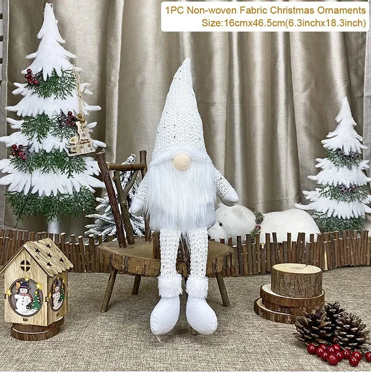 Christmas Faceless Doll Gnome 2023 Merry Christmas Decorations For Home Cristmas Ornament Xmas Navidad Natal New Year 2024
