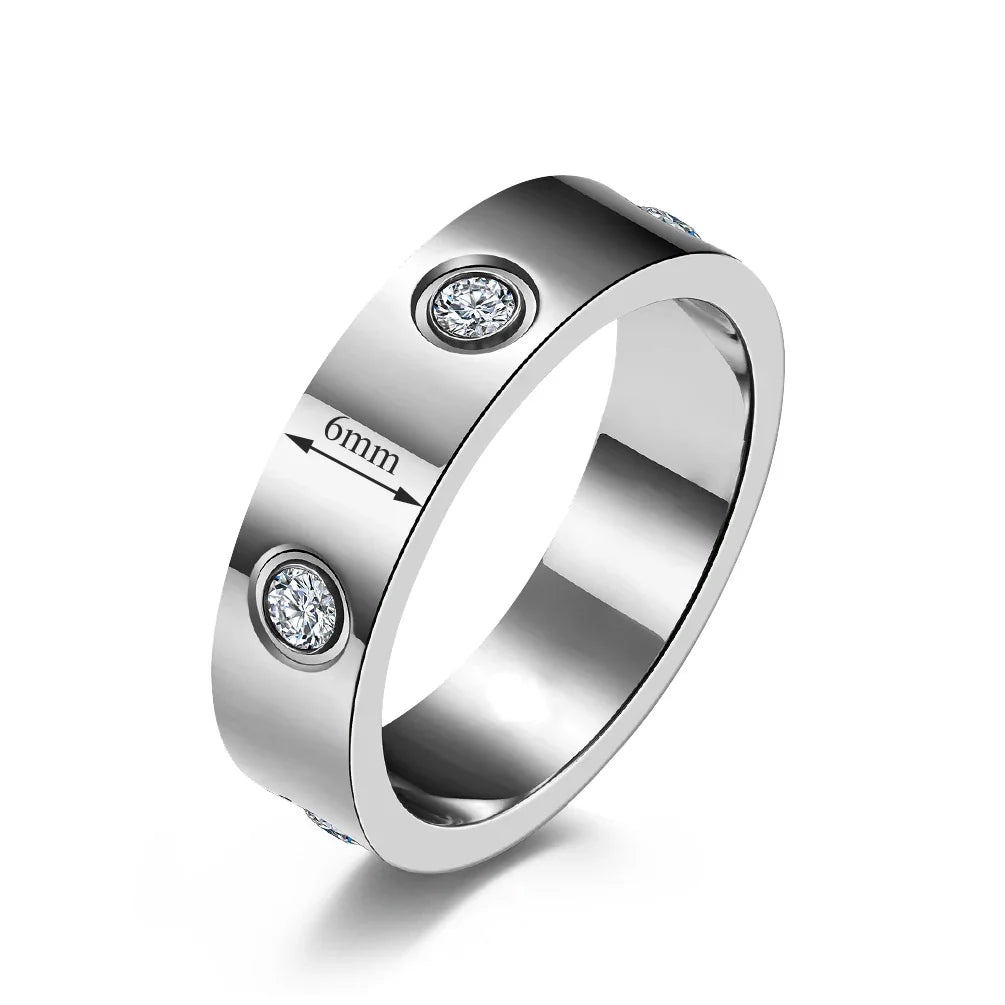 G&DAdvanced Inlai Crystal Stainless Steel Women's Bracelet/Ring Jewelry Golden Resistant To Corrosion set Gift Party Excluse