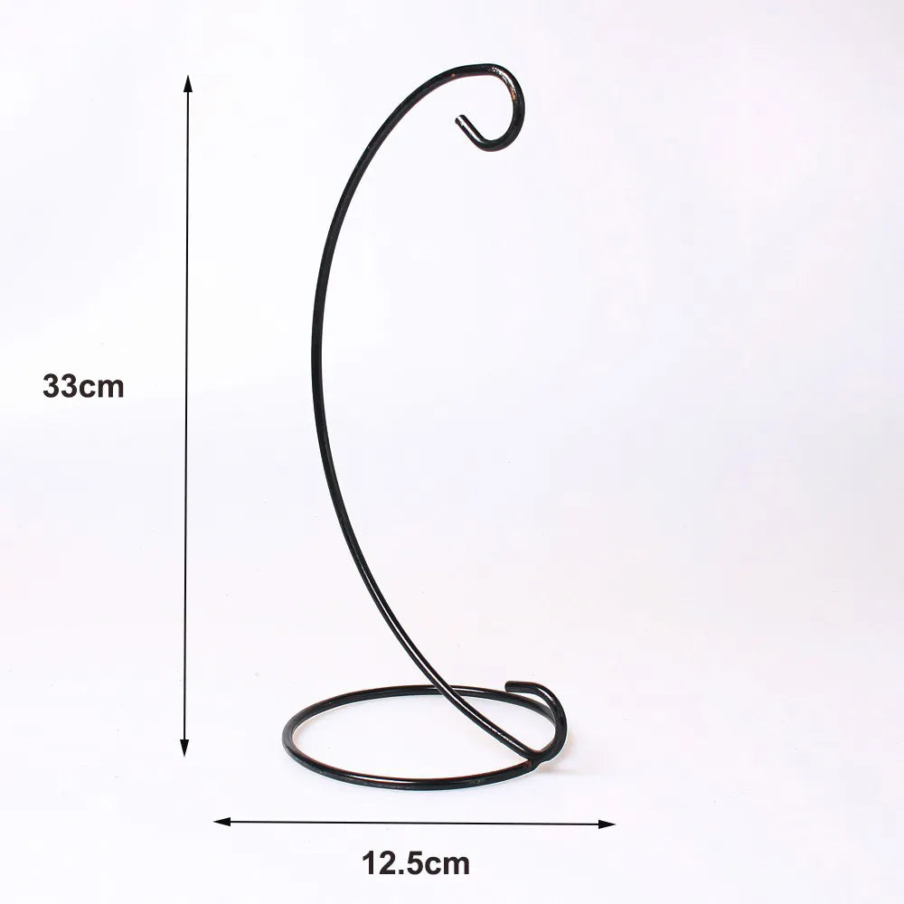 Glass Vase Holder Hanging Holder Crystal Terrarium Container Without Glass Ball Vase Pot Iron Stand Holder Decoration Home Decor