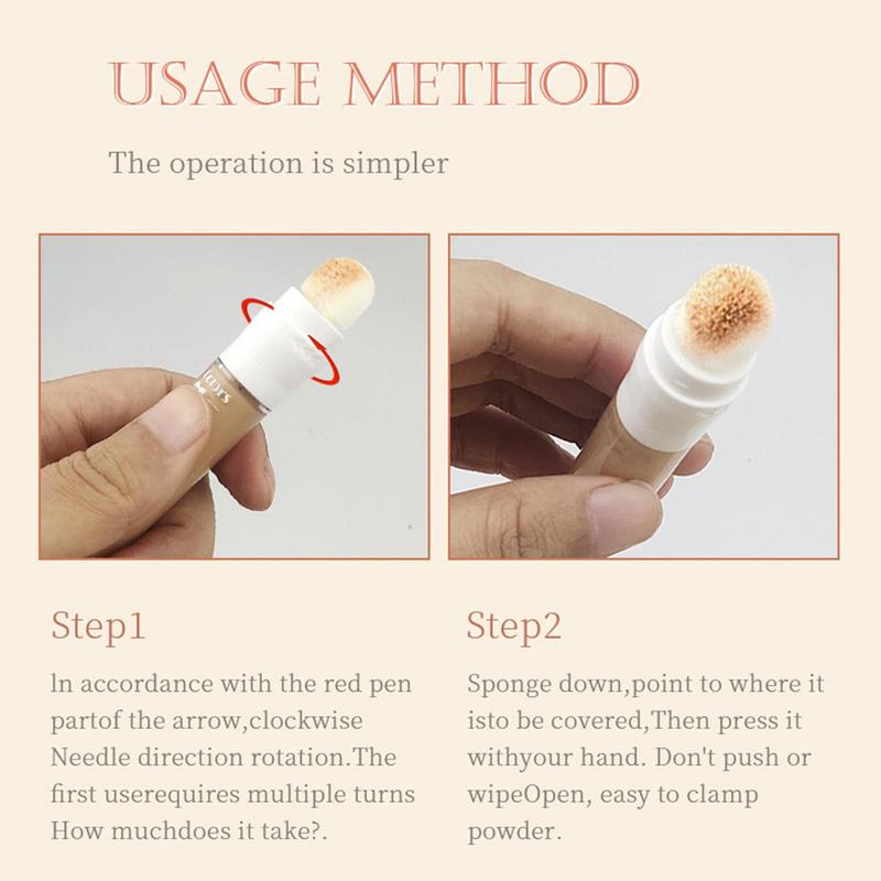 Concealer Stick 10ml Long Lasting Concealer Moisturizing Pigment CC Liquid Foundation Concealer Stick BB Cream Face Makeup For