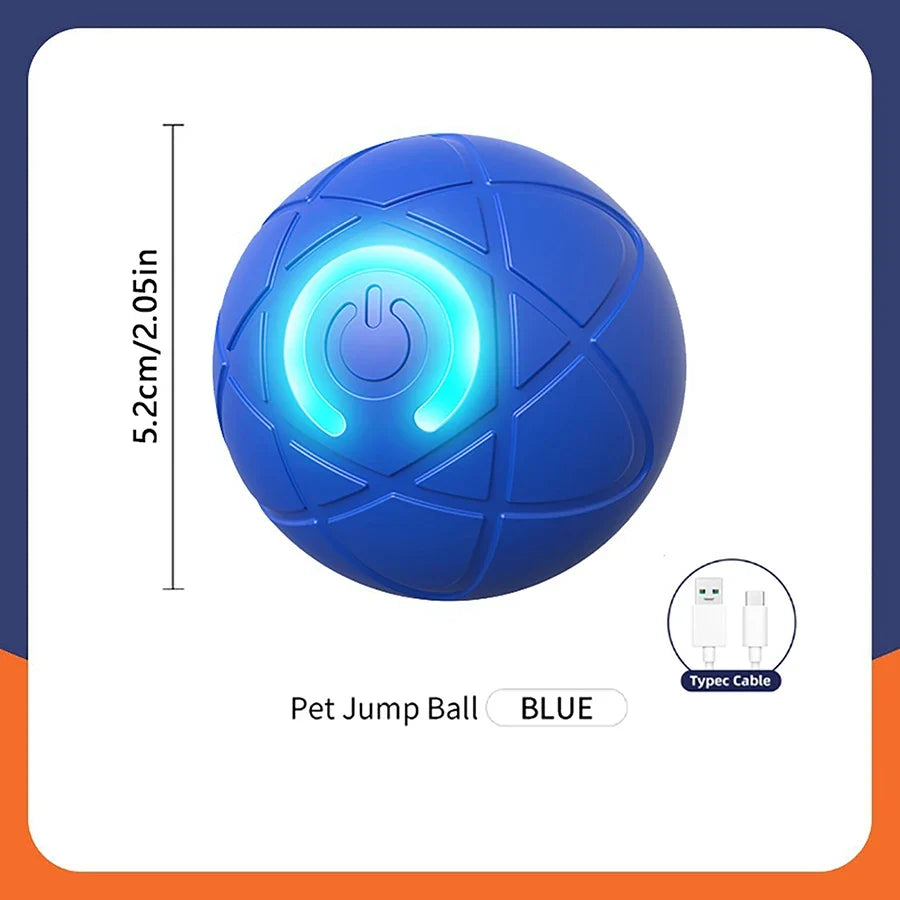 Pet Automatic Rolling Ball Toy Shaky Ball Toy for Dogs Auto Rolling Ball Toys for Puppy USB Rechargeable Interactive Dog Toys
