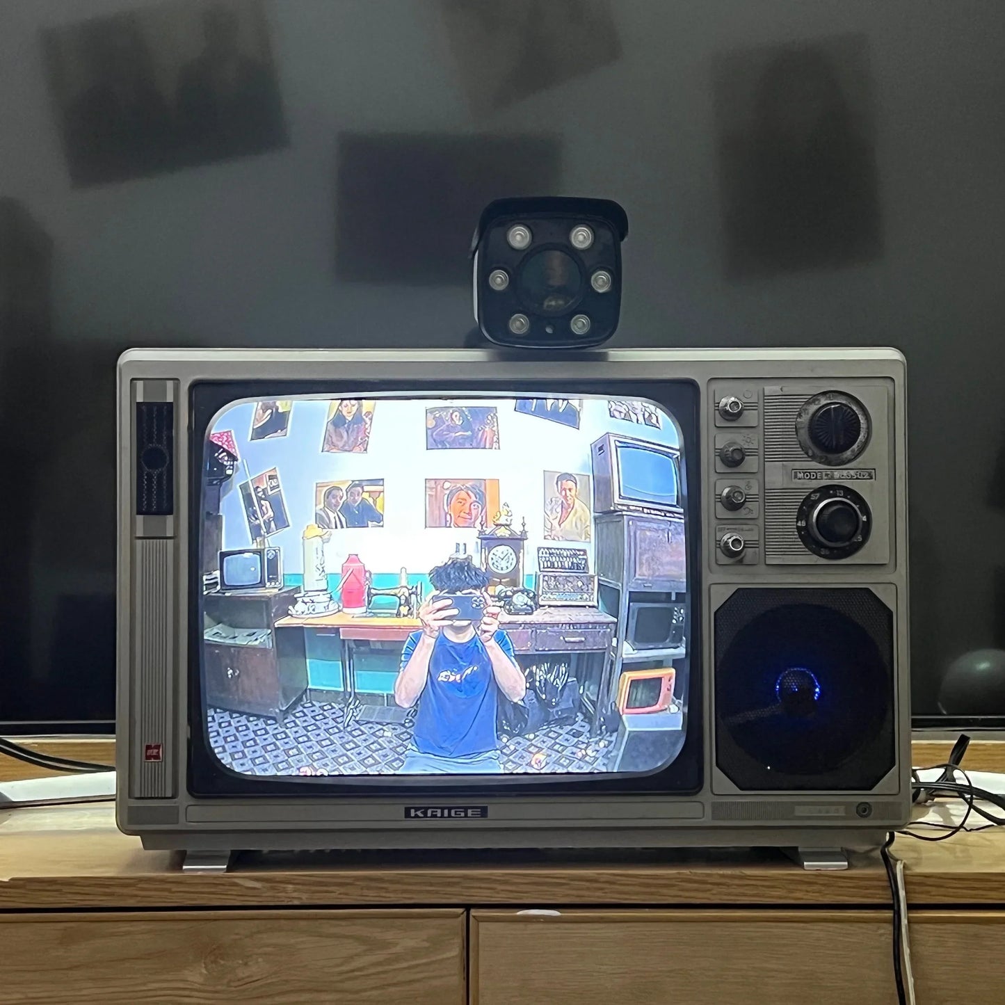 99% new Playable black and white TV vintage