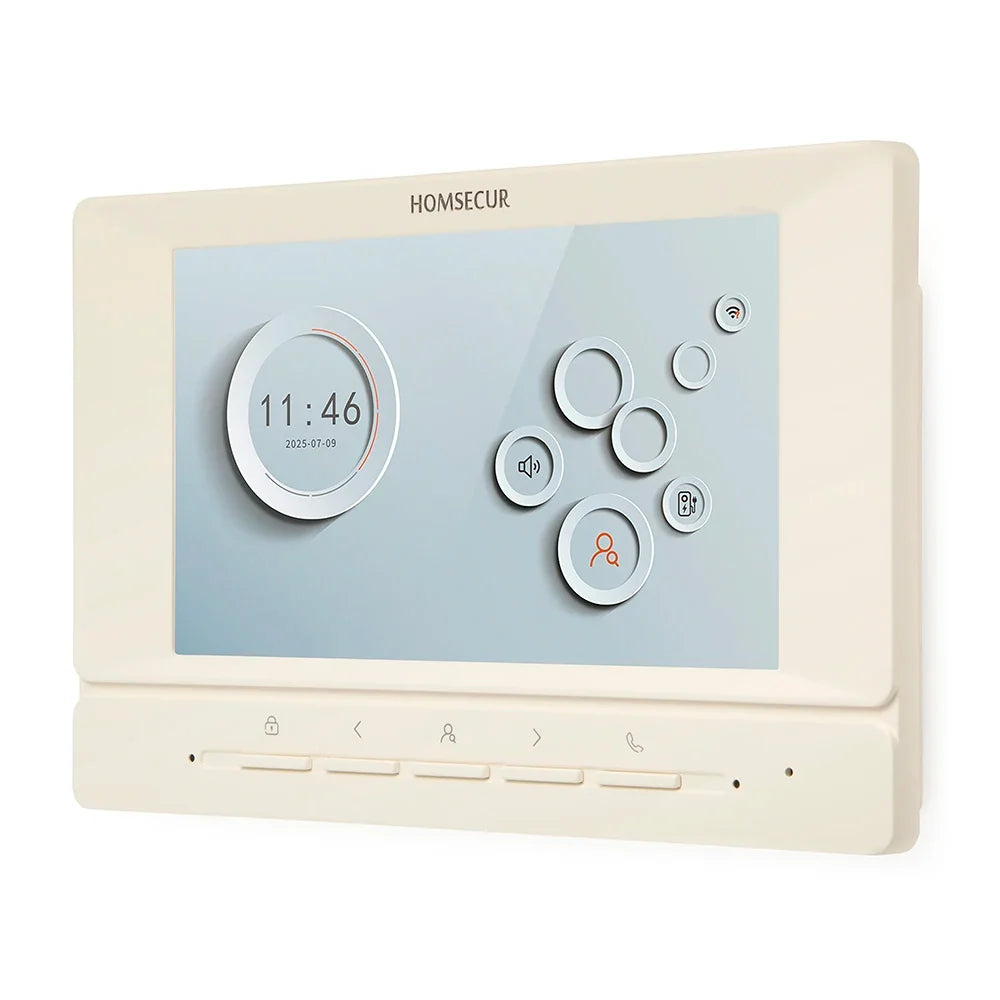 (Not Standalone) HOMSECUR Indoor Monitor V7022A-AHD-WIFI for XSL Video Door Phone Intercom Doorbell