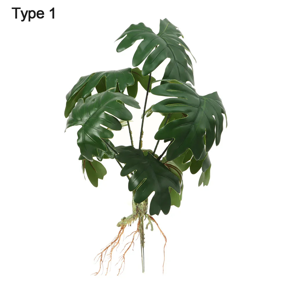 Home Decoration Desktop Ornament Party Supplies Simulation Greenery Plant Wall Artificial Hydroponic Plants With Root