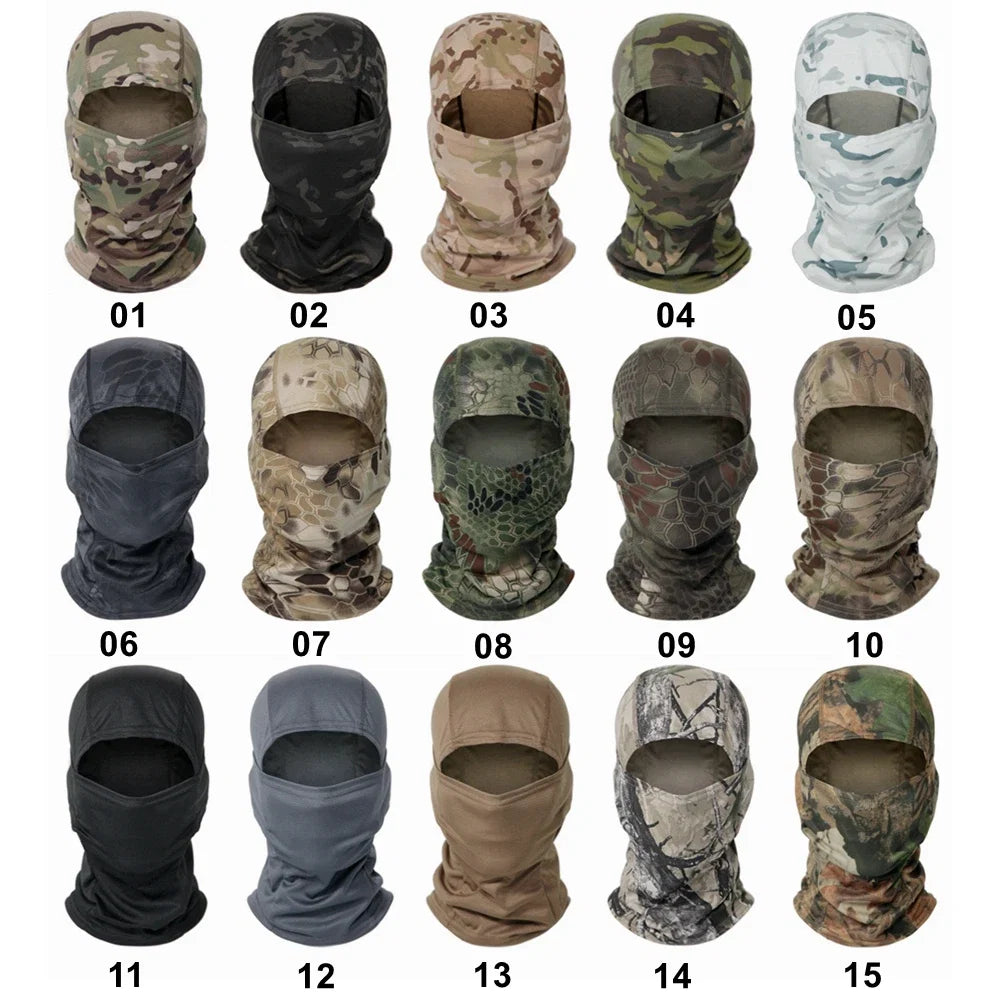 Camouflage Balaclava Full Face CS Mask Ski Cycling Hunting Head Neck