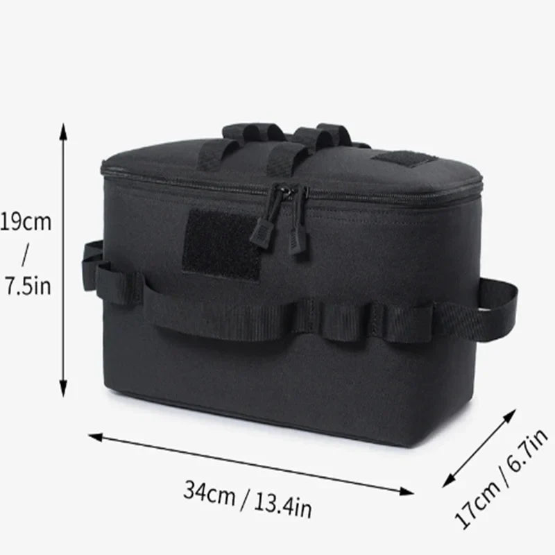 Outdoor Tactical Camping Picnic Foldable Portable Tool Storage Bag Camping Fishing Gear Organizer Bag