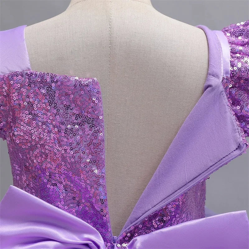 Cinderella Belle Costume for Girls Halloween Disguise Cosplay Rapunzel Princess Dress Baby Christmas Birthday Party Kids Clothes