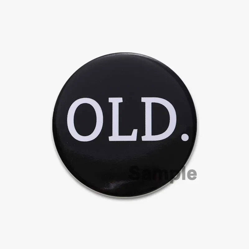 32/44/58mm Creative Round Animal Letter Pins Cartoon Character Funny