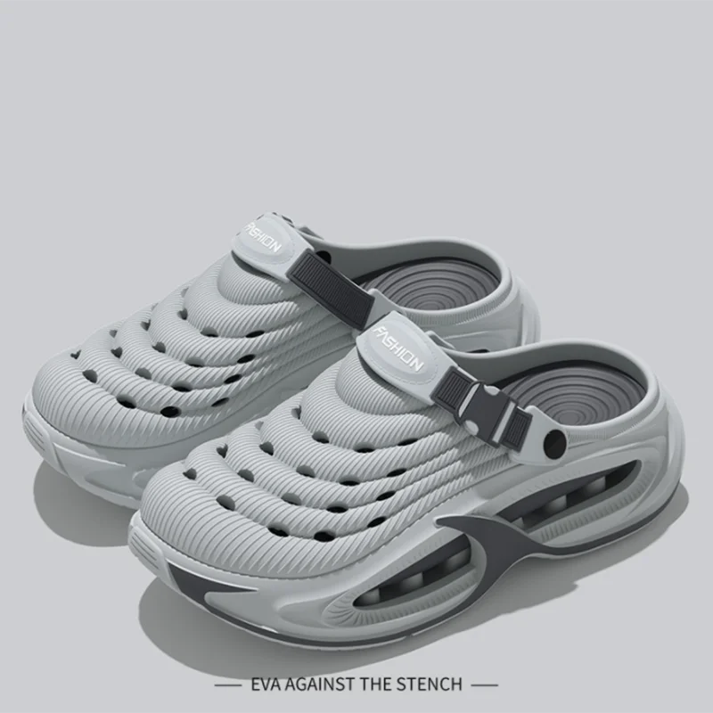 Big Size 38-49 Fashion Men's Summer Outdoor Sports Clogs Non Slip Soft Bottom Wading Beach Sandals Male Cozy Hollow Out Sandals