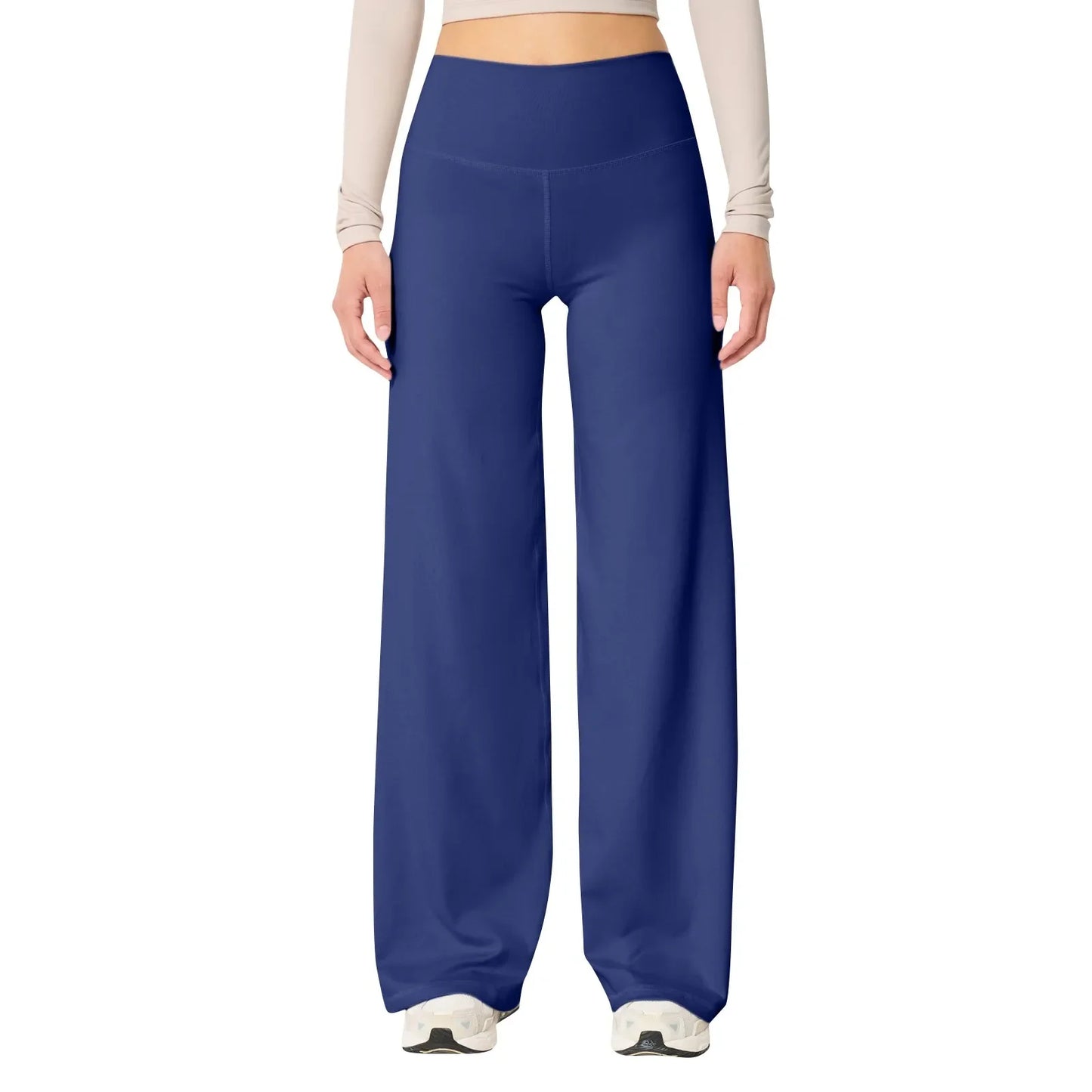 Casual Clothes Yoga Pants For Women High Waist Workout Leggings Stretchy Pants With Pockets Solid Soft Sweatpants For Women