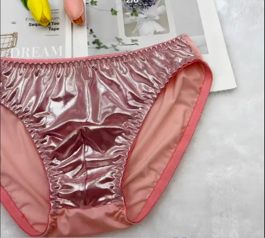 Men's Underwear Is Soft Smooth Close Fitting Sexy Comfortable  Shiny Elastic Daily Personalized Underwear
