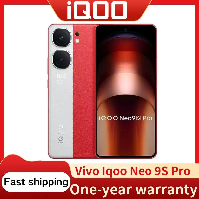 Original iQOO Neo 9s Pro 5G Dimensity 9300 +, 5160mAh Battery, 120W SuperVOOC, 50MP, IMX920, OIS, 6.78 "AMOLED, NFC, OTA Update