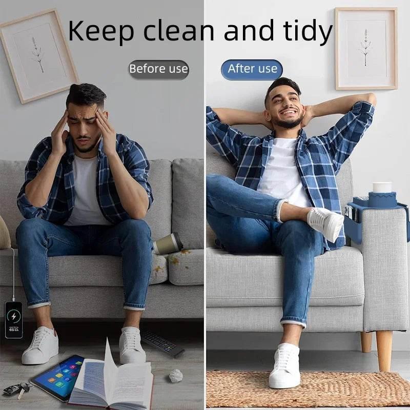 Silicone Sofa Armrest Up Holder