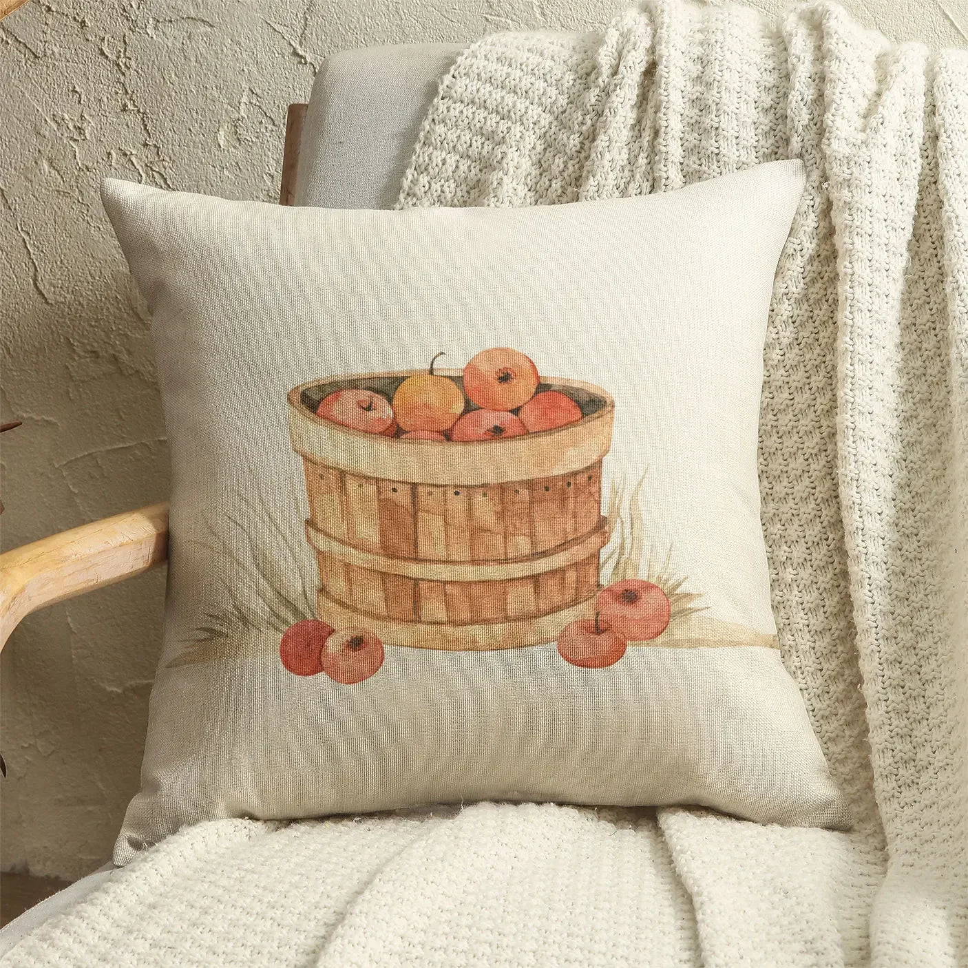 Pumpkin Car Sunflower pillows Thanksgiving Day Pillowcase Happy Autumn Cushion Cover Cotton Linen Sofa home decorations pillows