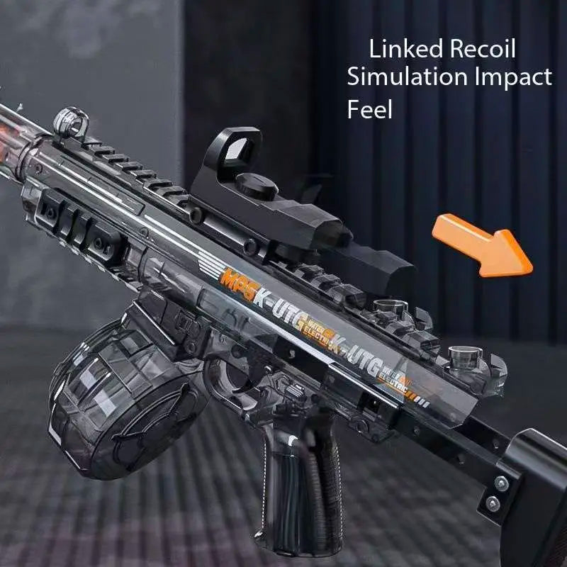 New MP5K Simulation Fire Electric Water Guns for Large Capacity Automatic Continuous Water Gun Adults Summer Outdoor Toys