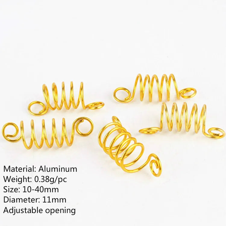 Hair Braid Dreadlock Beads Clips Charms African Braids Cuffs Rings Hip Hop Style Jewelry Dreadlock Clasps Accessories