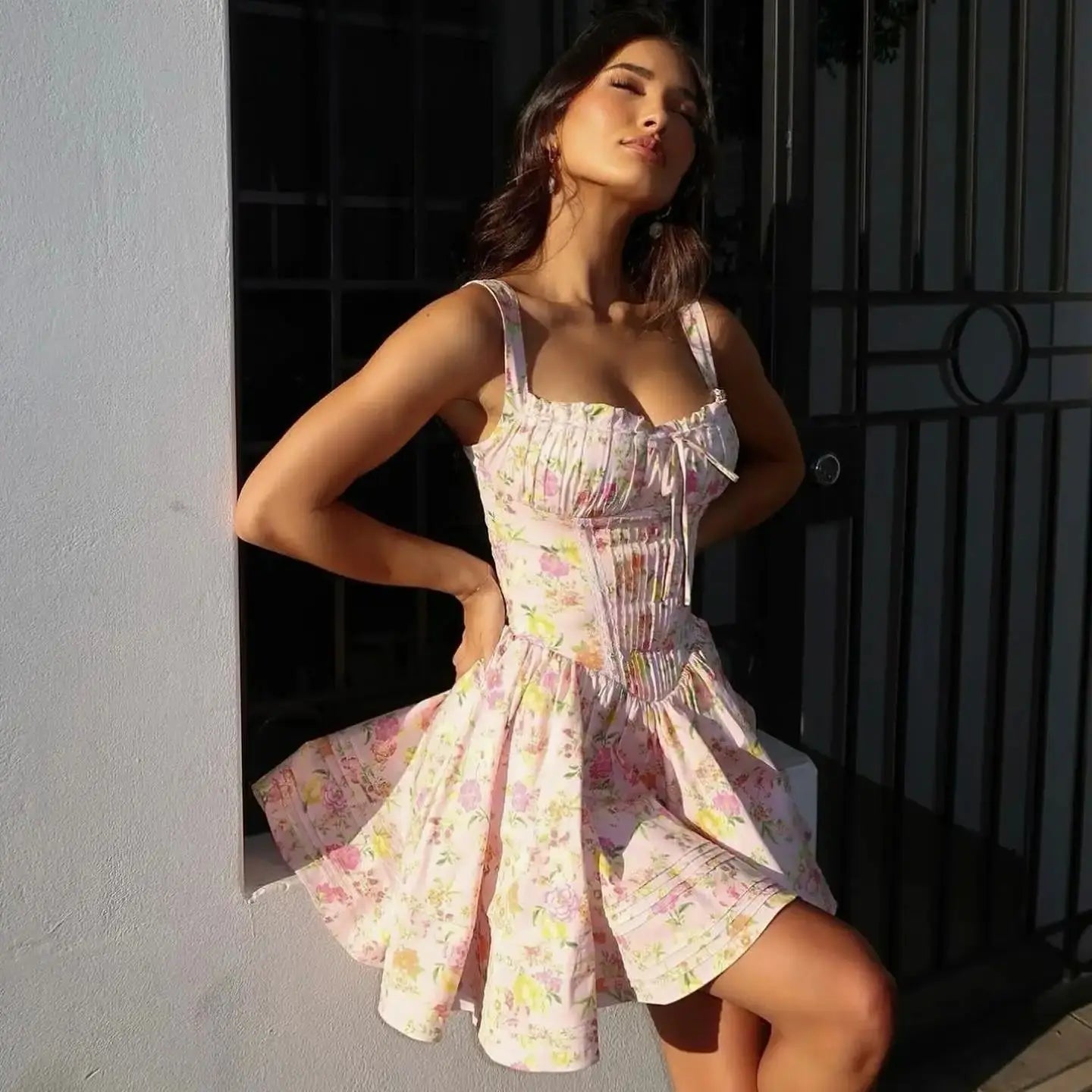 Mingmingxi Summer Elegant and Beautiful Women's Dresses 2024 New Arrivals A Line Birthday Party Dresses Casual Graduation Dress