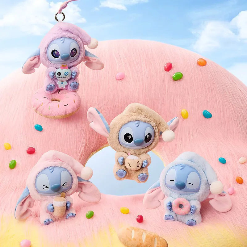 6PVCS Stitch Velvet Blind Box Cute Blind Box Plush Doll Alien Stitch Peripheral Blind Box Pendant