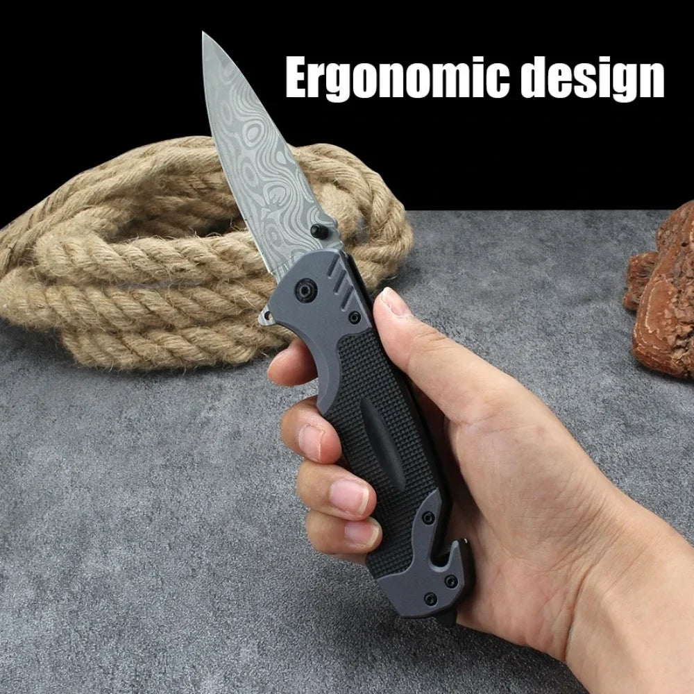Multi functional Folding Knife Convenient Sharp Survival Knife Outdoor Camping Hiking Wilderness Survival Knife Fishing Knife