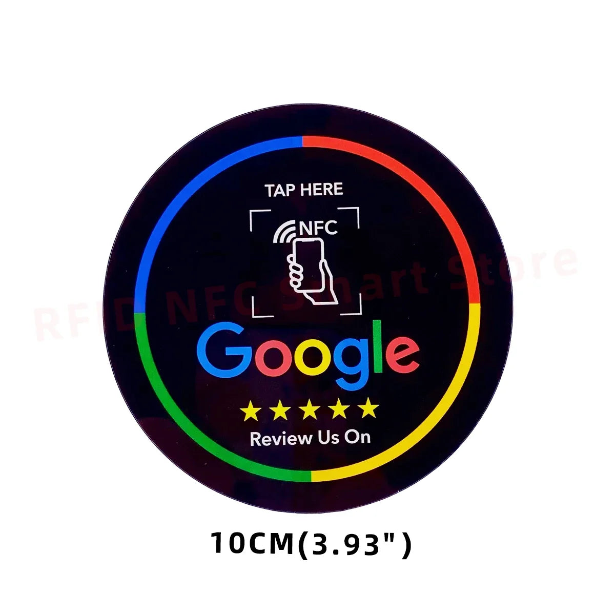 nfc tag 13.56Mhz Programmable Google Review Card NFC station table NFC Google Reviews display bending card standing bracket