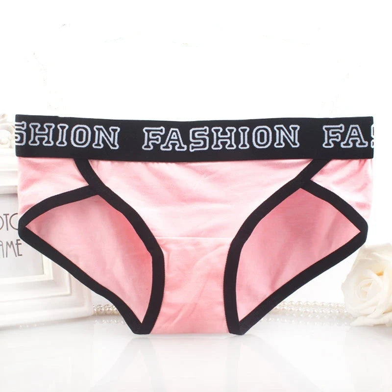 Sports Fitness Cotton Boxer Pants Elasticity Belt Women's Underpants Breathable Antibacterial Knickers Loose Hip-Wrapped Briefs