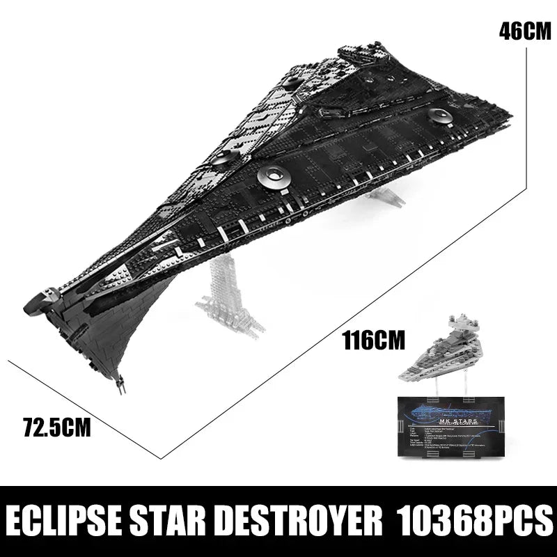MOULD KING Ideal SPACE WARS Plan Series Star Destroyer Starship UCS Building Blocks Compatible Bricks Model Toys for Boys Adult