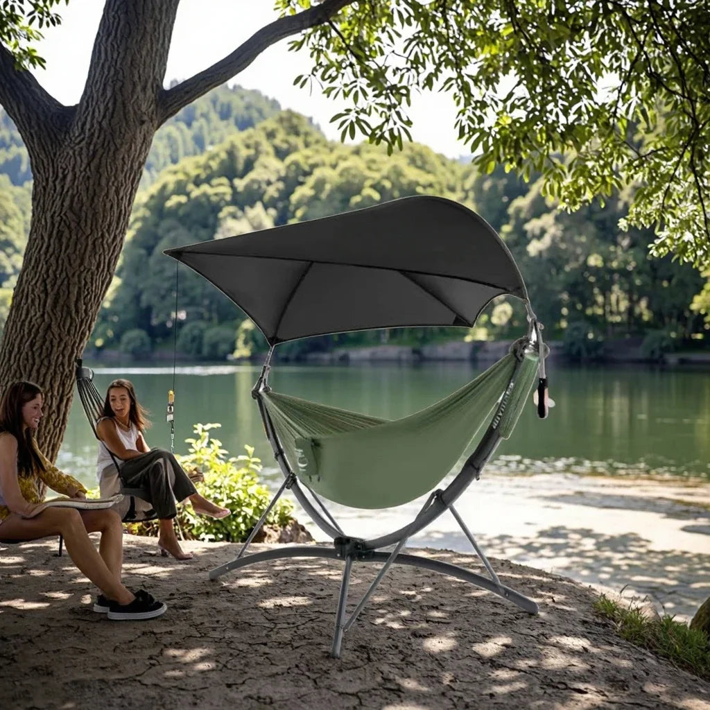 Outdoor Camping Folding Hammock,Portable Outdoor Garden Camping