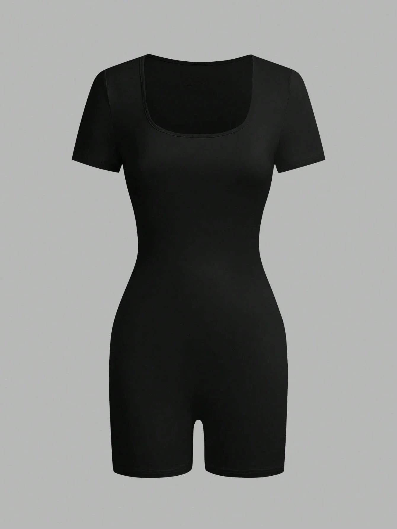 American short-sleeved outdoor and sports clothing, yoga integrated sports suit, women's fitness stretchy tight-fitting clothes