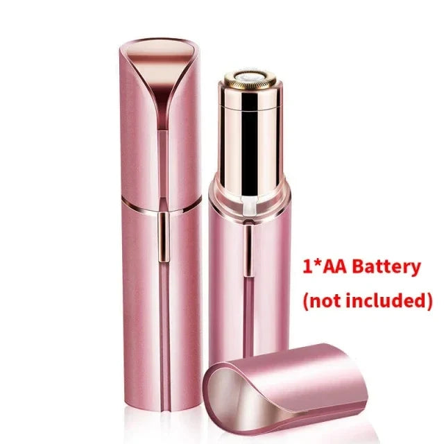 Facial Hair Removal for Women, Mini Hair Remover, Electric Razor Shaver Portable Bikini Epilator for Lips, Chin, Armpit, Peach